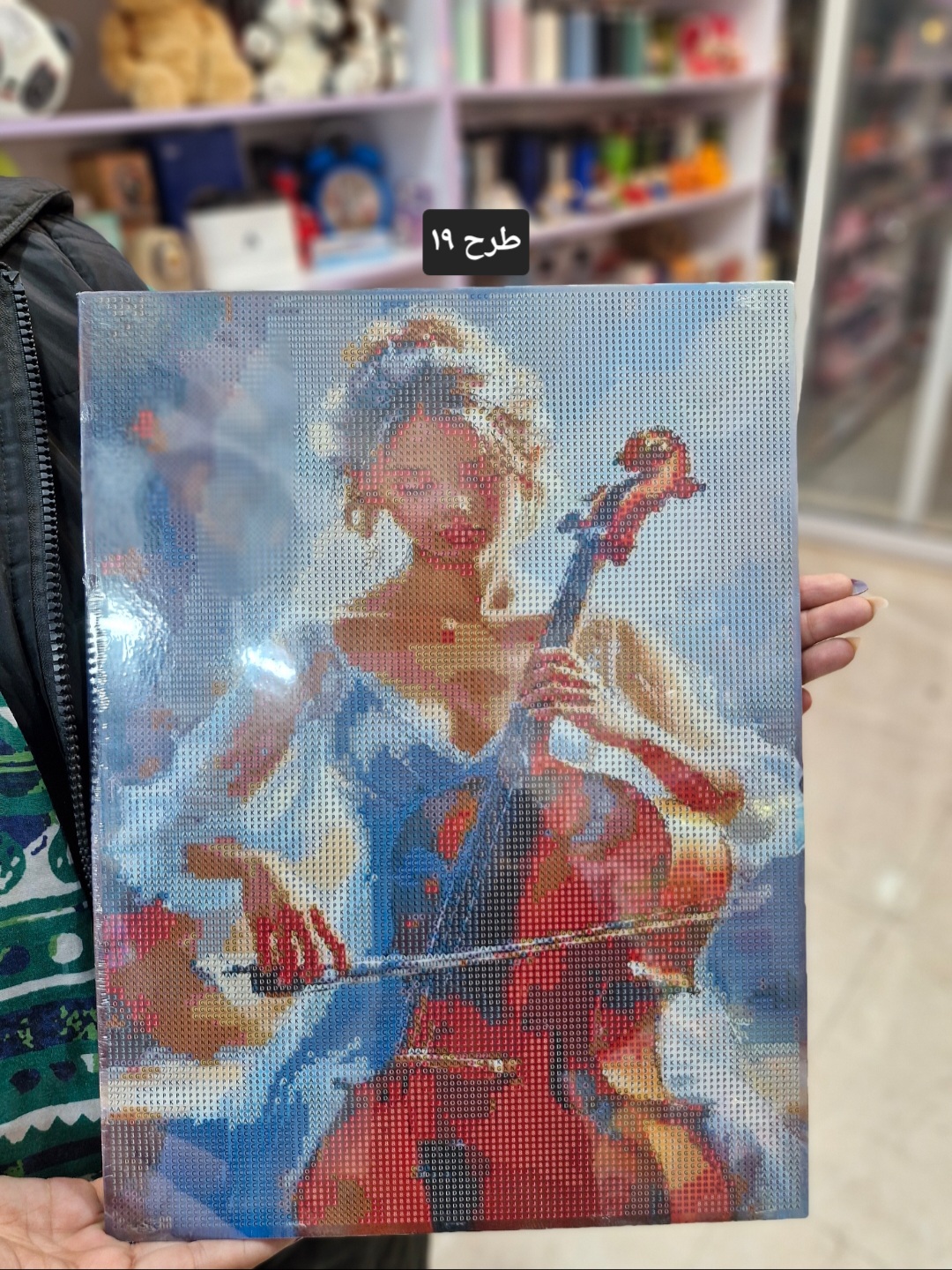 تصویر نقاشی الماسی بوم ۳۰ در ۴۰ - ۱۹ 