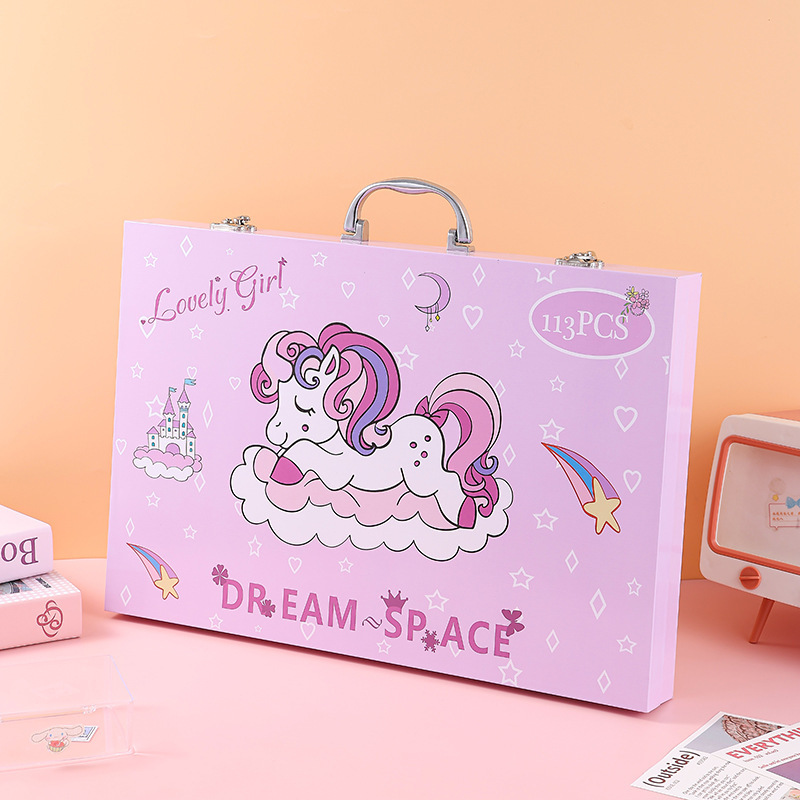 تصویر پک رنگ آمیزی 113 تیکه - تک شاخ 